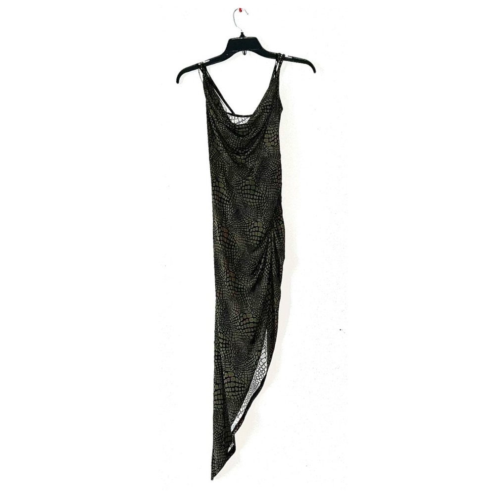 Snakeskin print dress